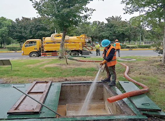 轵城镇化油池清理